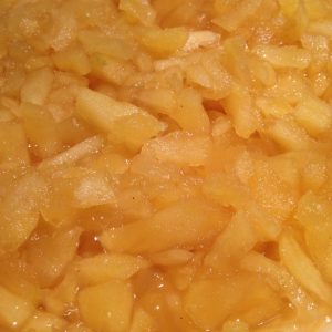 Recette de Yaourts Vanille et pommes caramélisées