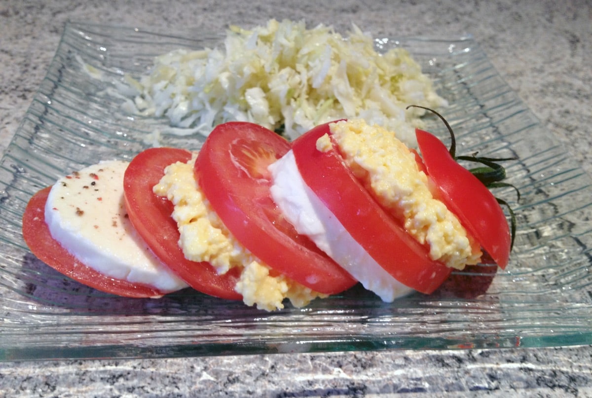 Recette de Tomates Mozzarella Mimosa