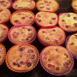 Recette de Petits clafoutis aux griottes façon muffins