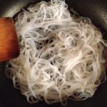 Recette de Shirataki de konjac aux légumes façon chop suey