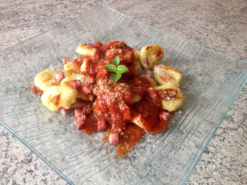 Recette de Gnocchis au Parmesan + sauce tomate basilic