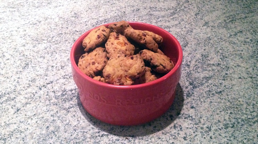 Recette de Cookies apéritifs au chorizo, poivron, parmesan