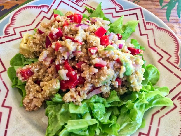 Salade légumes et quinoa